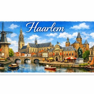 Bedrukte mok Haarlem
