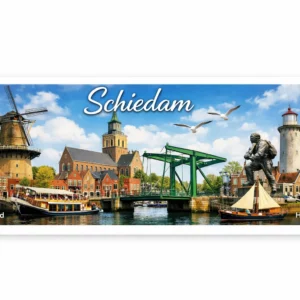 Bedrukte mok Schiedam
