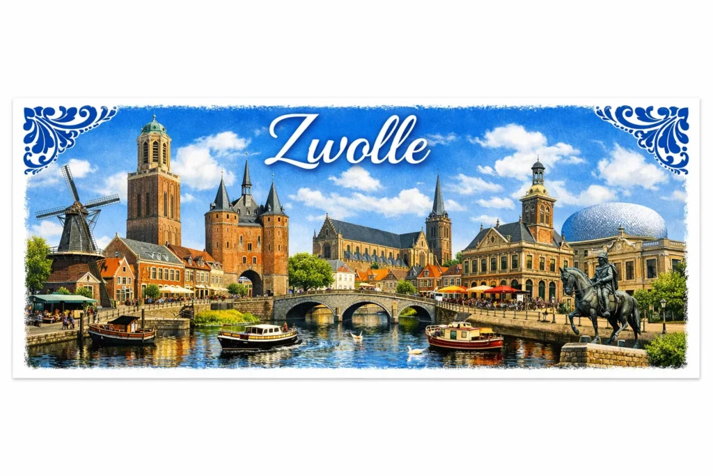 Bedrukte mok Zwolle