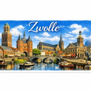 Bedrukte mok Zwolle